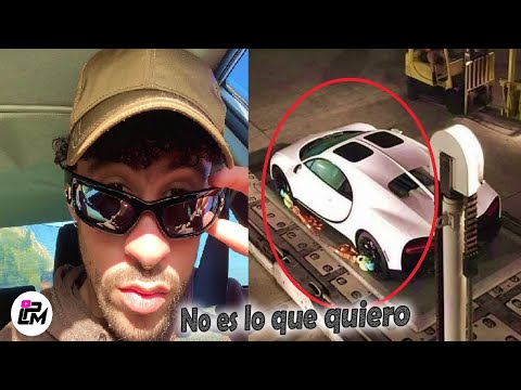 Bad Bunny cambia su Bugatti por el auto que en verdad lo hace feliz