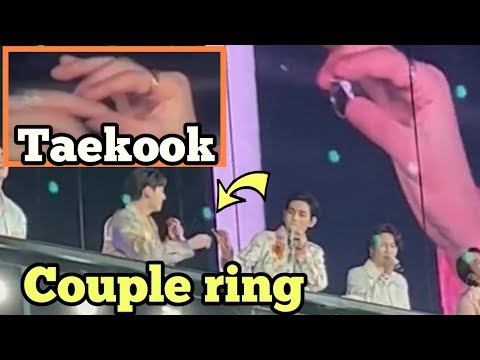 Taehyung giving Jungkook a couple ring? Taekook Moments at PTD Seoul Concert Day 2 ???