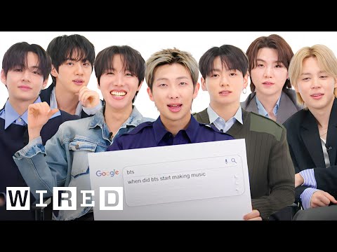 BTS (방탄소년단) Answer The Web's Most Searched Questions | WIRED
