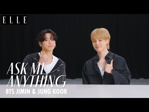 【BTS JIMIN & JUNG KOOK】ふたりの素顔と親しさあふれる一問一答｜ASK ME ANYTHING｜ELLE Japan