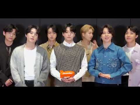 ?Congratulations BTS for winning "Favorite Music Group" at the Nickelodeon Kids Choice Awards 2022