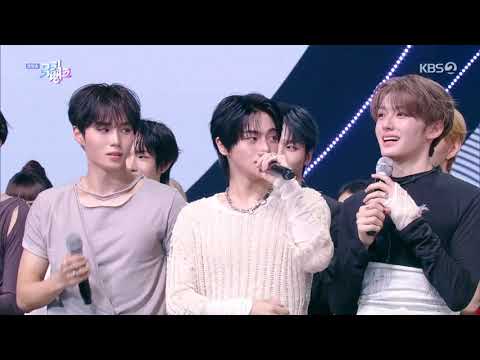 알파드라이브원 1위 인터뷰 (Alpha Drive One Born Dire No.1) @ 뮤직뱅크 (260904) 방송