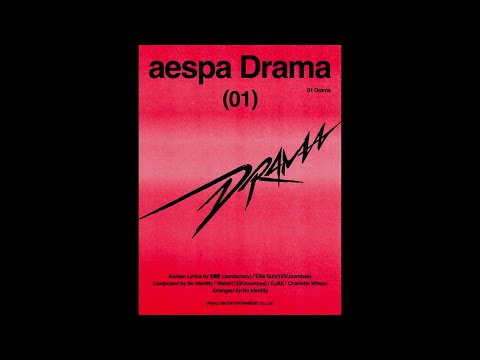 aespa 에스파 'Drama' Track Poster
