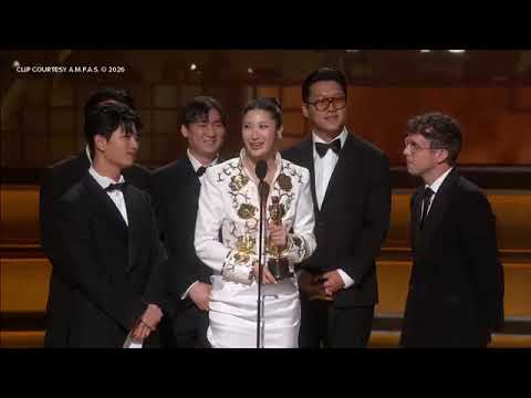 Oscars 2026: 'Golden' wins best original song, makes history