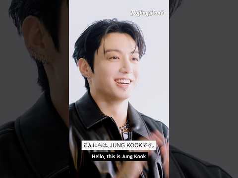 JUNG KOOK’s video interview for Rolling Stone Japan