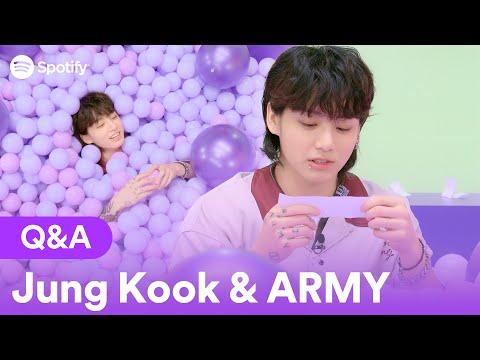 Jung Kook dives into a ball pit to answer ARMY’s burning questions | Spotify Ball-terview Teaser