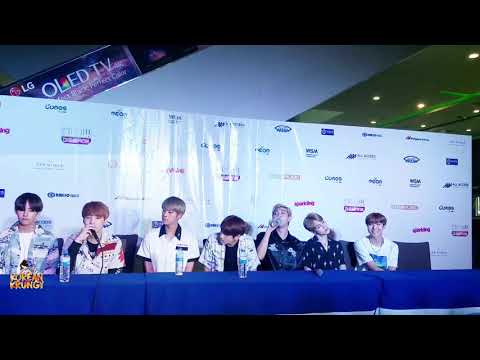 [20160903] BTS 방탄소년단 - Full Press Conference | MBC SHOW CHAMPION IN MANILA