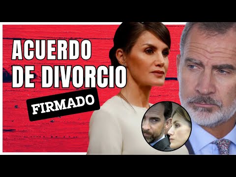 Letizia Y Felipe YA TIENEN FIRMADO SU ACUERDO DE DIVORCIO CON CLAUSULAS MUY ESTRICTAS PARA ELLA