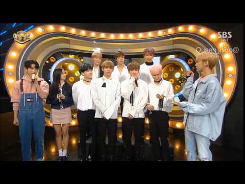 170226 BTS X BlackPink Jisoo Moment in SBS inkigayo.