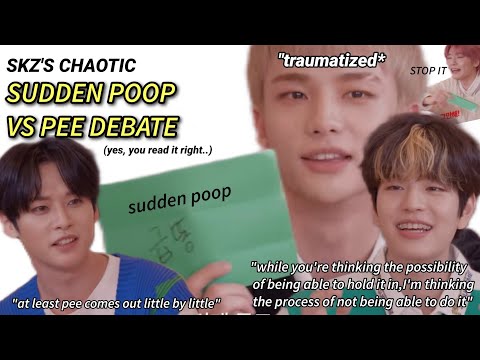 ENG) shits skz said during their poop vs pee debate
