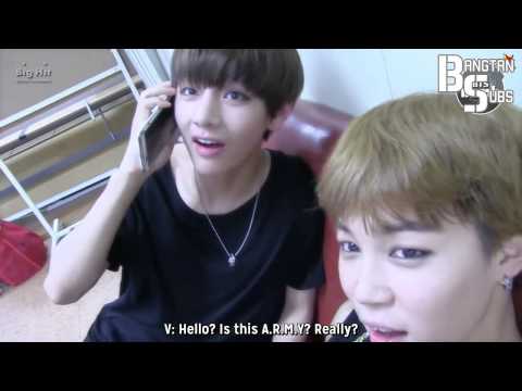 [ENG] 141103 [BANGTAN BOMB] Jimin is on the phone with Ms. A.R.M.Y