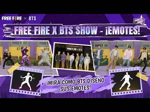 ¡BTS creó sus propios emotes! ?? - FreeFirexBTS | Garena Free Fire