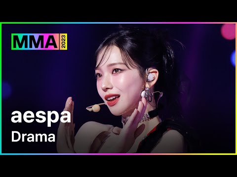 [MMA2023ㅣ축하공연] aespa - Dramaㅣ#aespa#MMA2023 #MMA #melon #멜론뮤직어워드