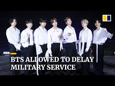 K-pop stars of boy band BTS allowed to postpone military service after South Korea passes new law