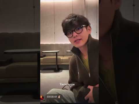 Taehyung wishing good luck for CSAT exam 💜 #v #bts #Taehyung