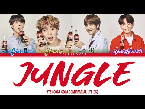 BTS - Jungle [Coca Cola Commercial] (English Color Coded Lyrics)