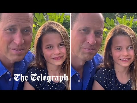 Prince William and Charlotte send a good luck message to the Lionesses