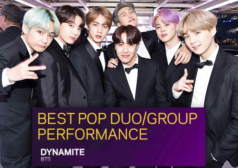 BTS nominated to GRAMMYs for the first time ever!