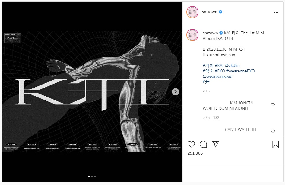 EXO's Kai shares a soloist debut teaser