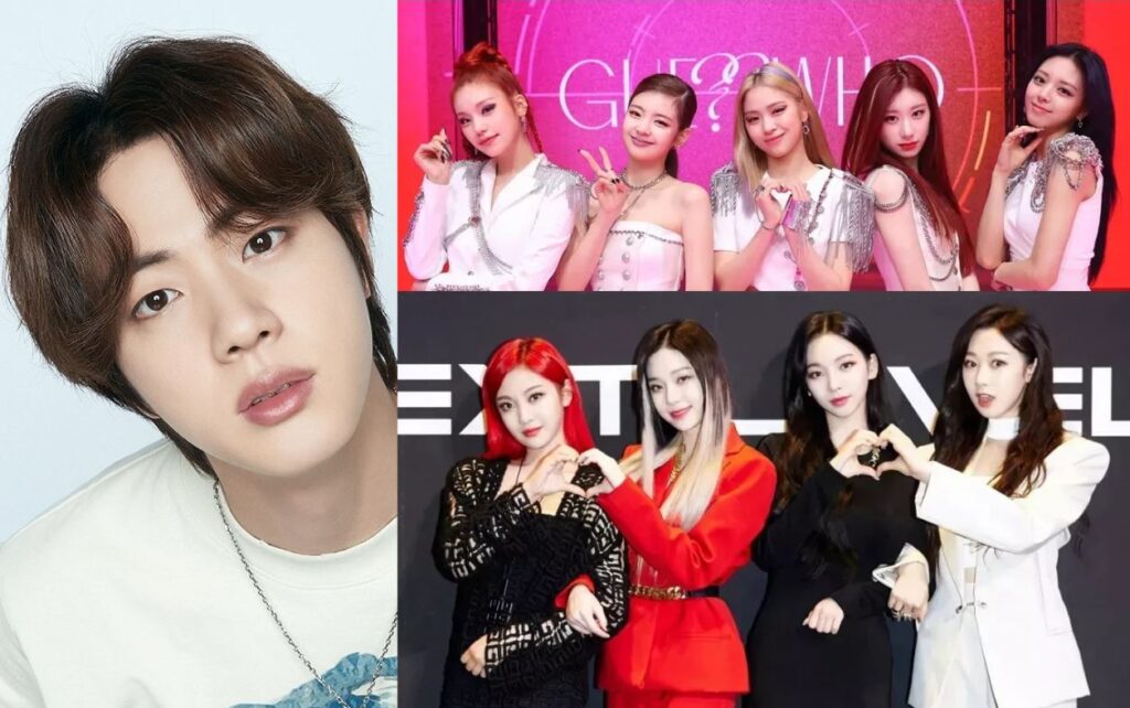 BTS's Jin reveals he's a fan of aespa and ITZY