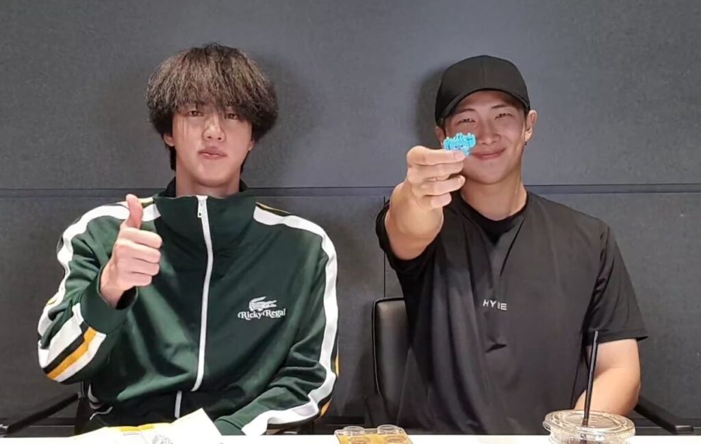 Jin and Namjoon tease BTS' new album on VLive