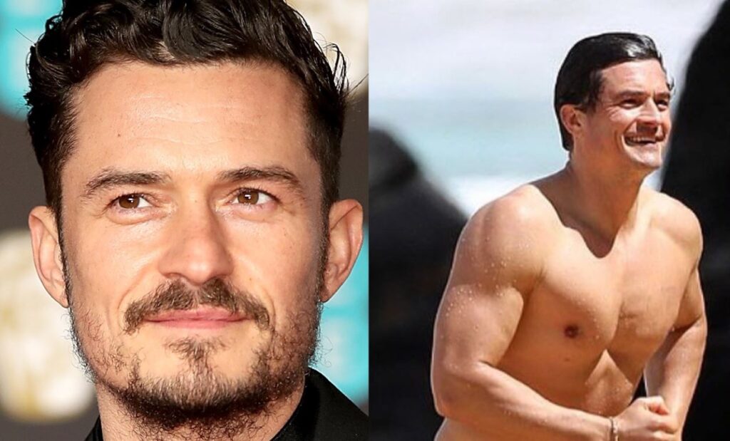 Orlando Bloom is caught naked again while on vacation