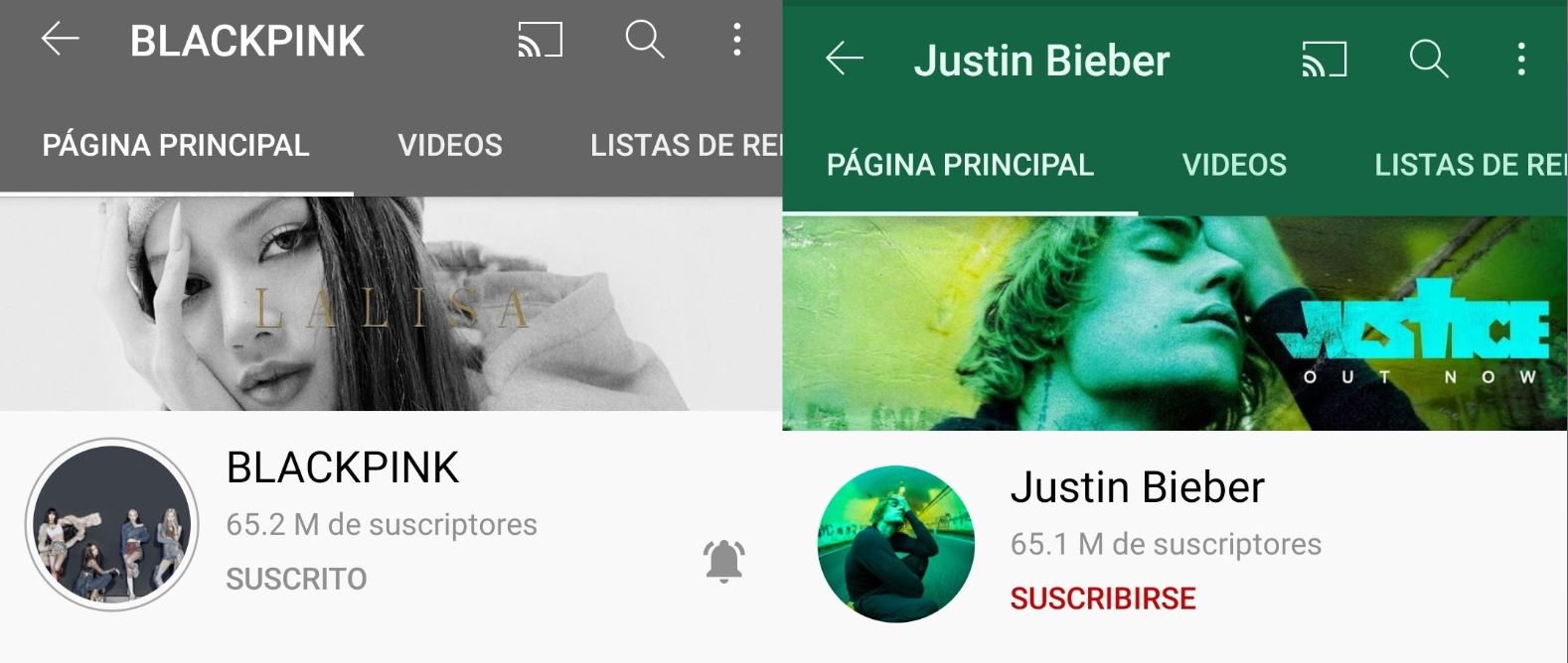 BLACKPINK beats Justin Bieber and becomes most subscribed artist on YouTube