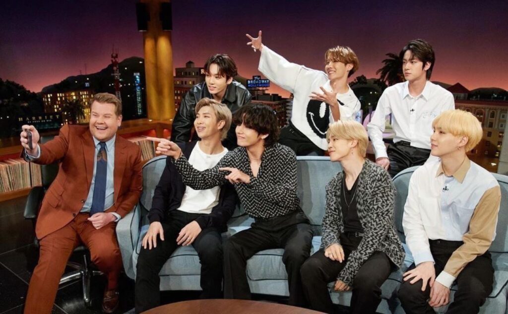 James Corden under fire after mocking BTS' presence at the UN