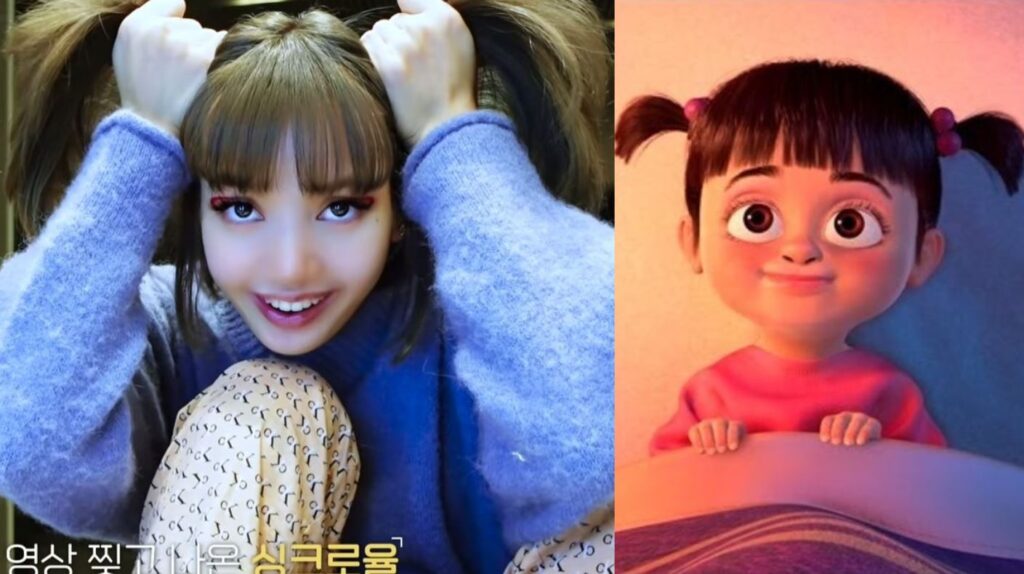 BLACKPINK's Lisa looks like Boo from 'Monsters Inc' BLACKPINK's Lisa looks like Boo from 'Monsters Inc'