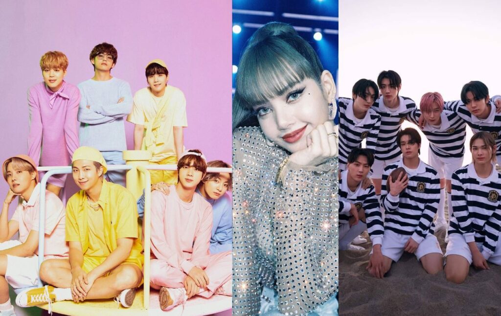BTS, BLACKPINK's Lisa, and ENHYPEN are the trending artists right now