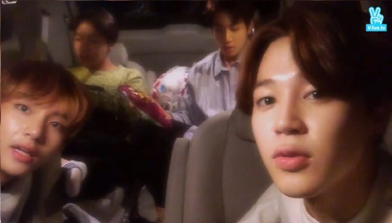 BTS: Jimin and V have a fight over a packet of chips