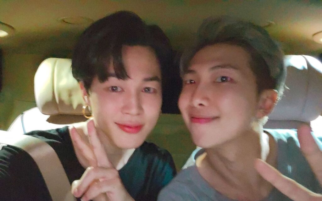 BTS' RM and Jimin show off their workout routine