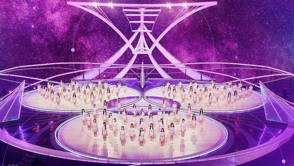 Find out the name of the group formed by the reality show 'Girls Planet 999'