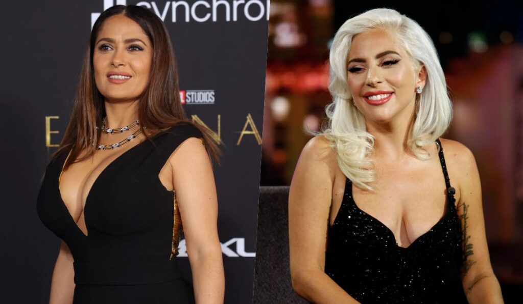 Salma Hayek talks about working with Lady Gaga