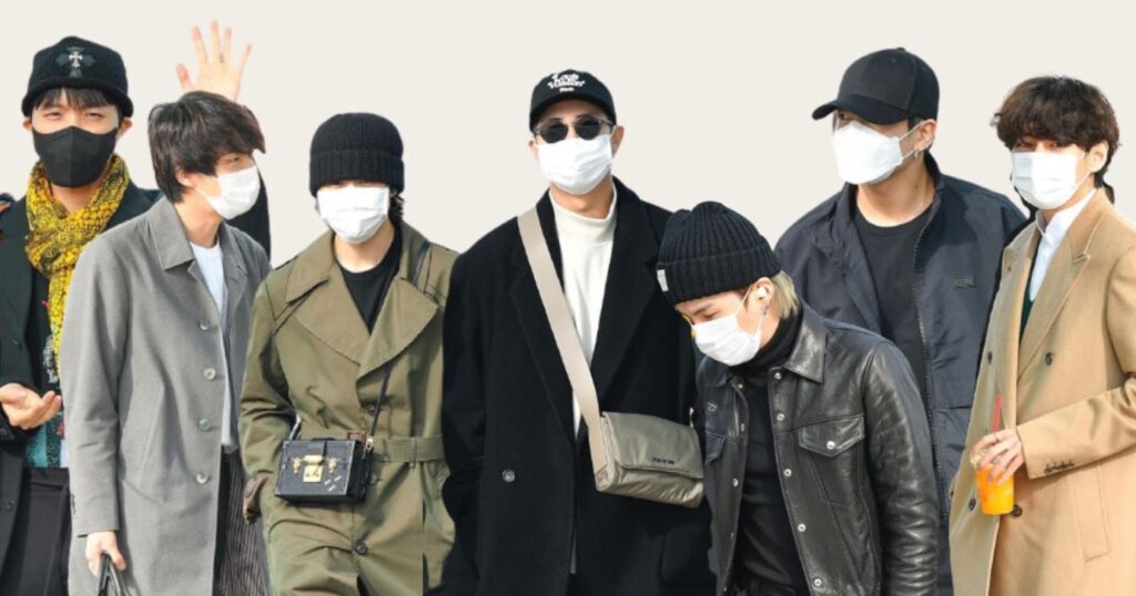 BTS heading to Los Angeles: photos and videos of Bangtan at the airport