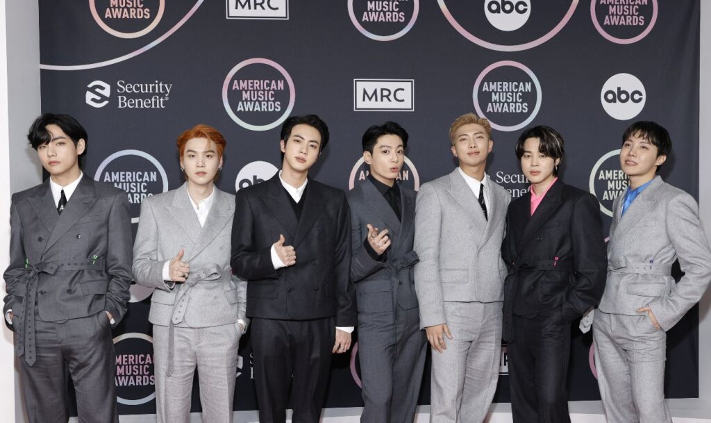 BTS receives the award for 'favorite pop duo or group' at the AMAs for 3rd year in a row