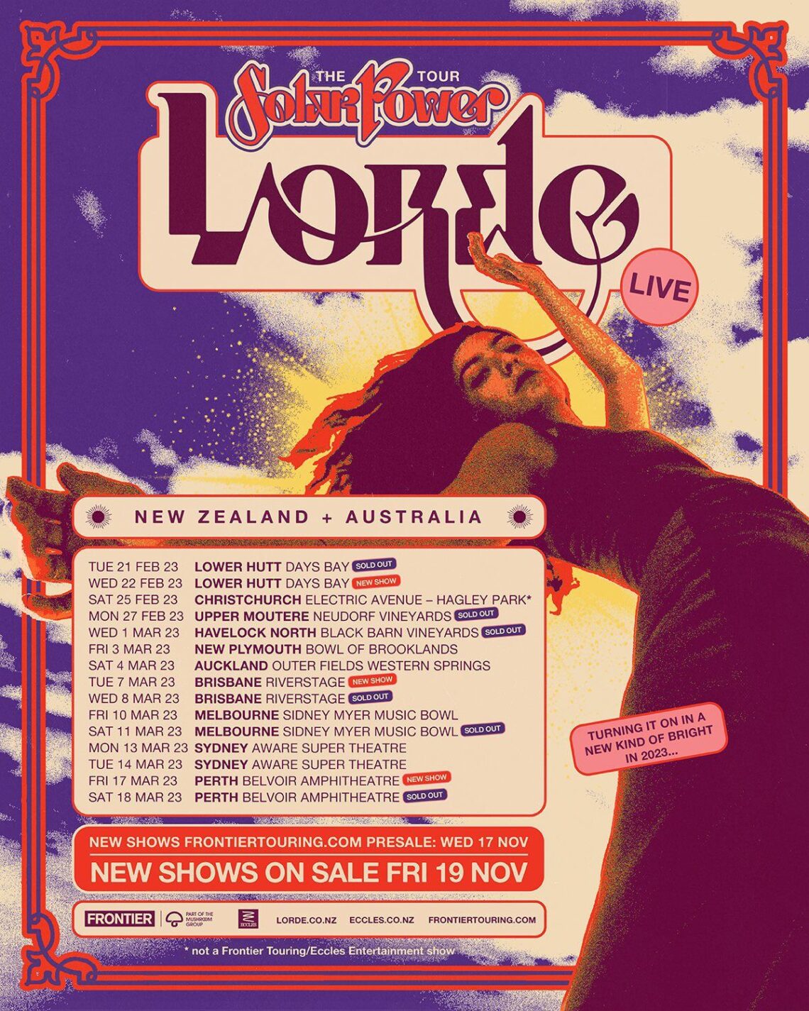 Lorde postpones upcoming tour concerts until 2023