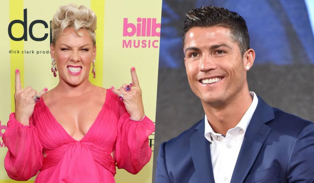 P!Nk asks Cristiano Ronaldo for help in a good cause via Twitter