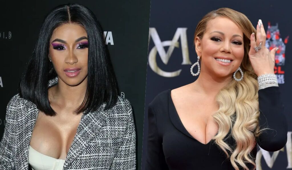 Cardi B sings Mariah Carey's Christmas hit in an unusual way