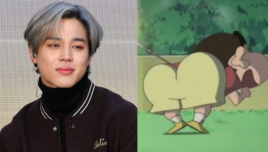Jimin compares himself to a character with a big butt