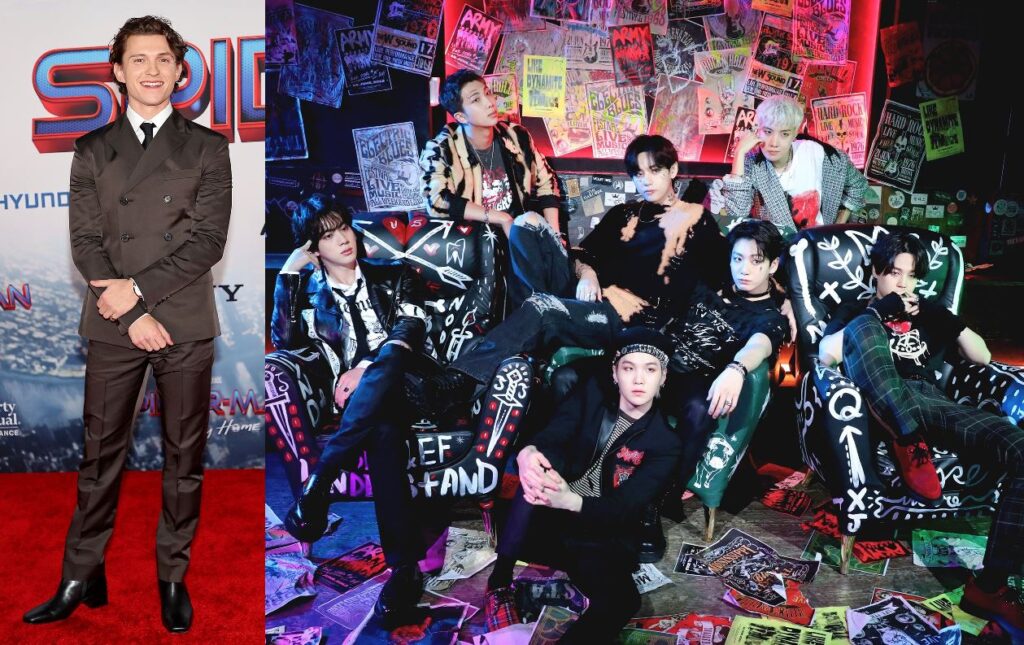 Tom Holland reveals his favorite hobby is watching BTS edits