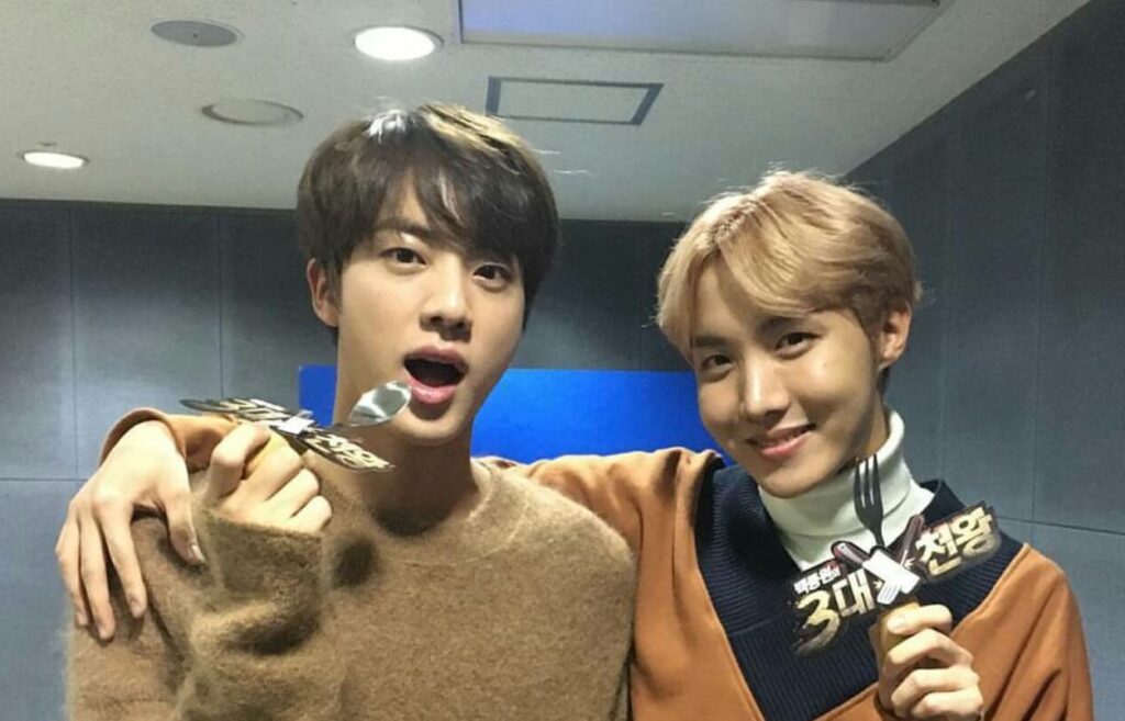 BTS' Jin and J-Hope have a heartwarming reunion after being separated by the quarantine of COVID-19