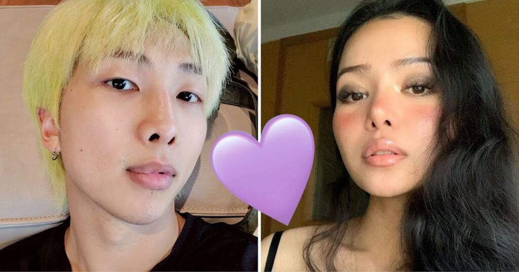 Bella Poarch shares a photo on the beach with RM from BTS and breaks the Internet