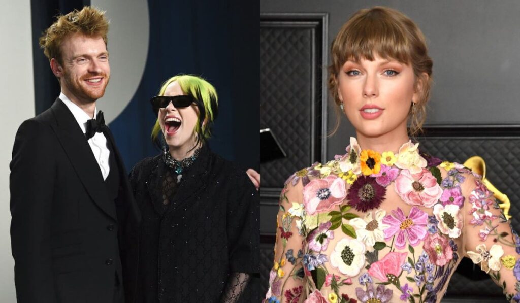 Billie Eilish's brother recalls embarrassment at Taylor Swift's party