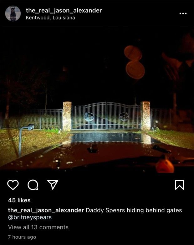 Britney Spears' ex spies on her family after leaving prison