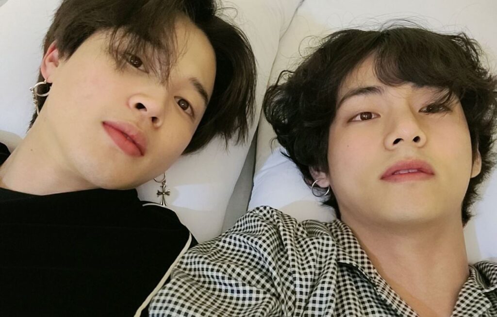 Jimin and V cried and fell asleep together consoling each other when they achieved this record with BTS