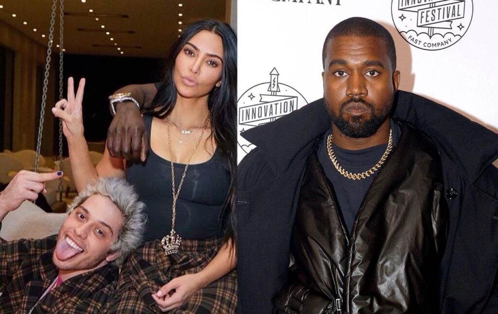 Kanye west says Pete Davidson has AIDS and that "he has evidence to prove it"