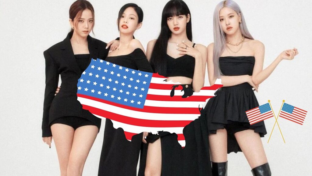 The most popular KPOP girl group in each city of the United States