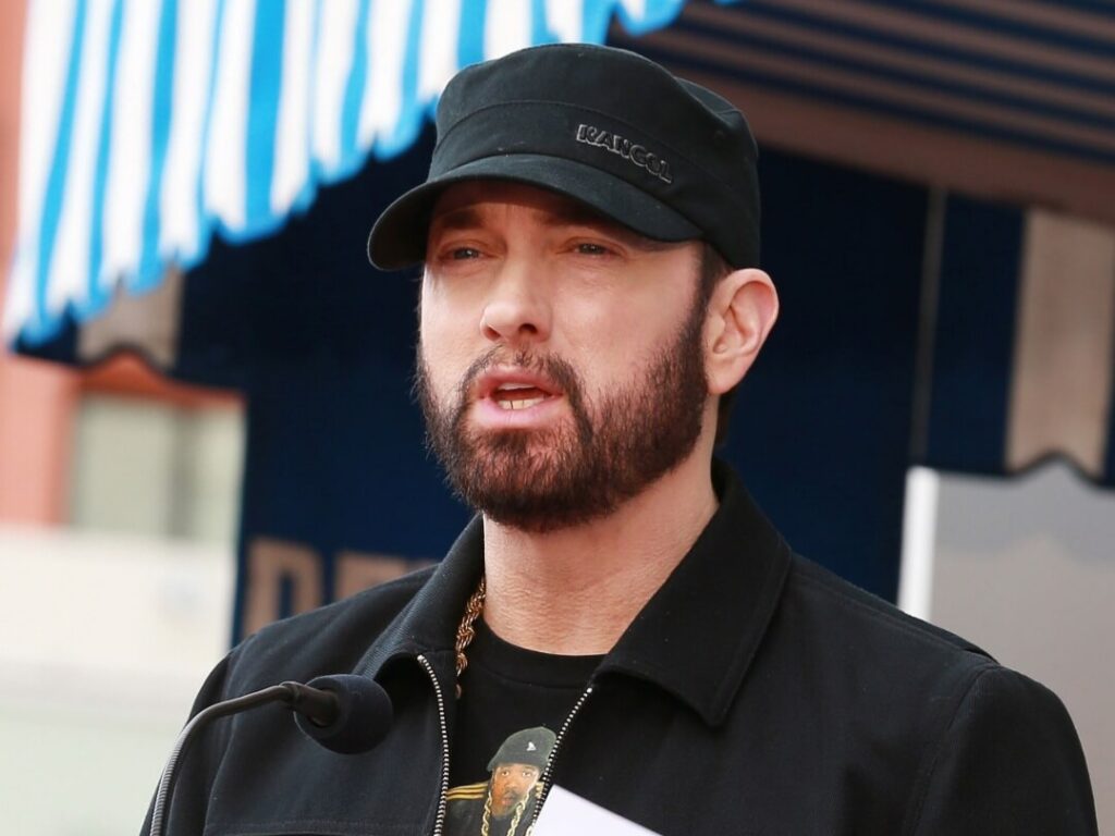 Eminem is the artist with the most gold and platinum certified singles in history