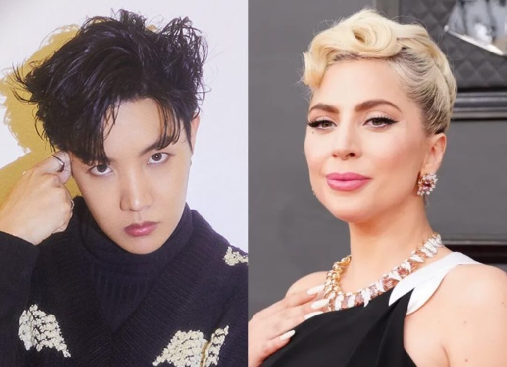 BTS' J-Hope meets Lady Gaga at the backstage of her latest concert